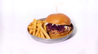 Pulled pork burger menù