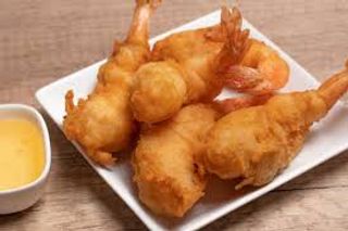 78. Gambas fritas rebozadas