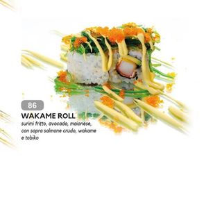 86. Uramaki wakame roll