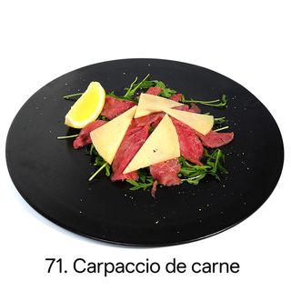 Carpaccio de carne
