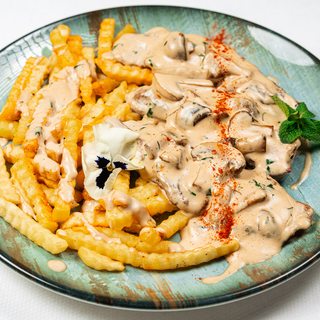 Teletina u sosu od šampinjona i vrganja