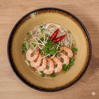 PHO z krewetkami duża