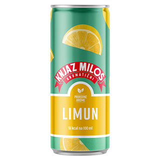 Knjaz Miloš aromatični limun 0.33l