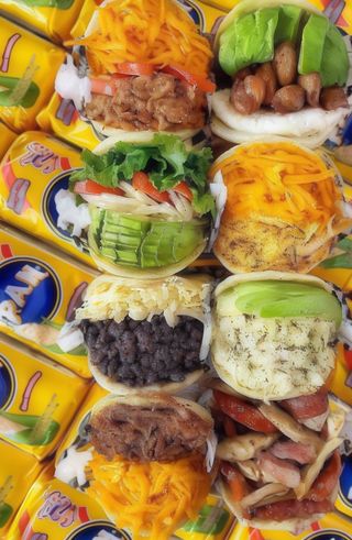 Arepa Con Chorizo (1 Ud.)