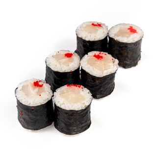 Макі рол з морським гребінцем (6шт./120г)