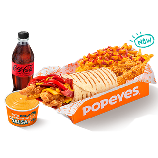 Chicken Cheesy Combo Wrap