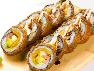 1/2   Godzila roll Salmón  (4Uds.)