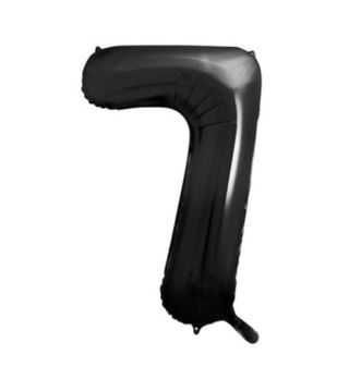 Cyferka 7 z helem ( czarna )