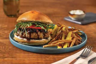 Beef Burger with Fries