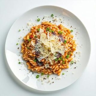 Risotto  AMB GUANCIALE,CREMA DE CARBASSA