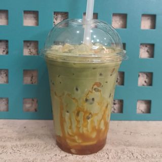Caramel Matcha Latte