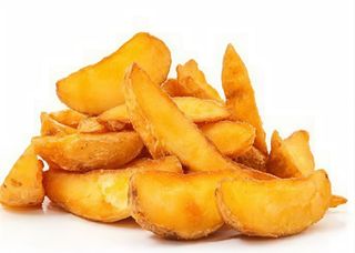 Patatine rustiche fritte