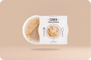 Żurek z białą kiełbasą