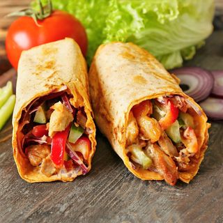 Menù kebap piadina con birra