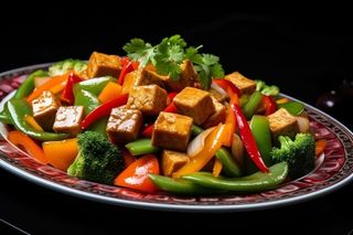 Tofu Con Verduras 