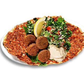 Lahmacun Falafel O Vegetal