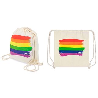 PRIDE - Mochila com Bandeira LGBT de Algodão