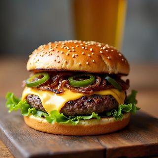 Single Beef Burger + Cheese