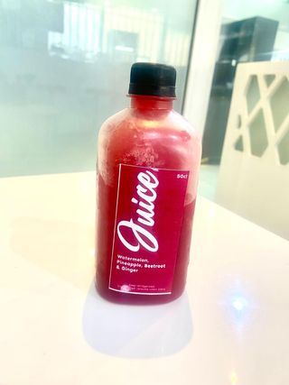 Beetroot, Watermelon, Pineapple and Ginger Juice