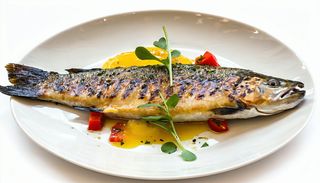 păstrăv la grătar