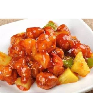 86.Maiale in pastella con salsa agrodolce