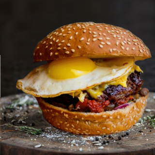 Бургер з яйцем