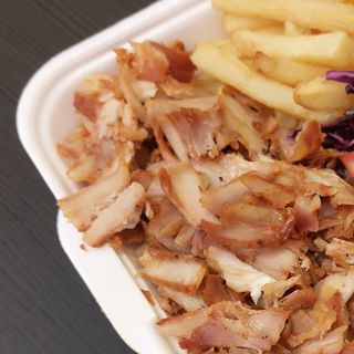 Kebab box samo mięso średni