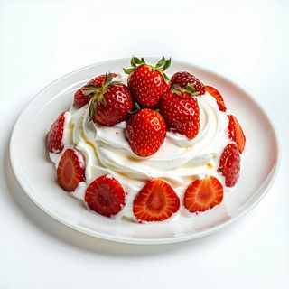 Fragola con panna
