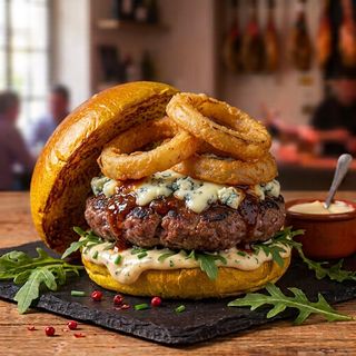 Hamburguesa La Santa Muerte