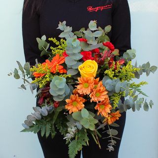 Ramo De Flores Cálido S