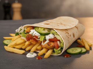 Frytokebab w Tortilli
