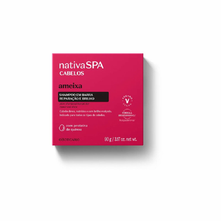 Shampoo Sólido Nativa Spa Ameixa, 90g