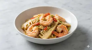 Gambas Con Bambú