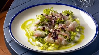 Carpaccio di pesce bianco