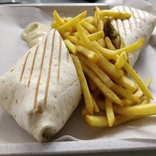 Dürüm  relleno de patatas