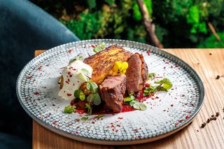 Утиное филе с картофельным гратеном