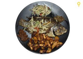 Alloco + Carpe Braisée