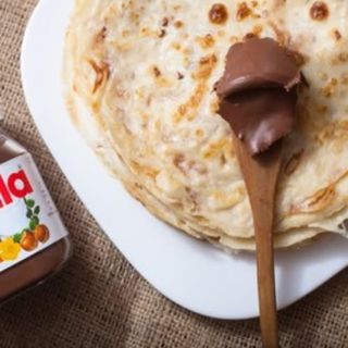 Creps De Nutella Con Helado