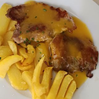 Presa a la naranja caramelizada