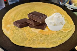 Crepes Cioccolato fondente e mascarpone