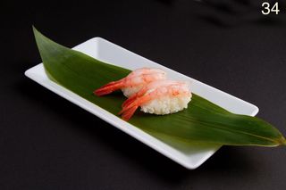 34. Nigiri gambas dulces (2 piezas)