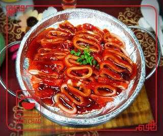 G19 კალმარის რგოლები სუნელებით, მოშუშული გავარვარებულ თუჯის კეცზე