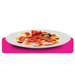 Akra, ravioli ricotta e spinaci con salsa di pomodoro (400gr)