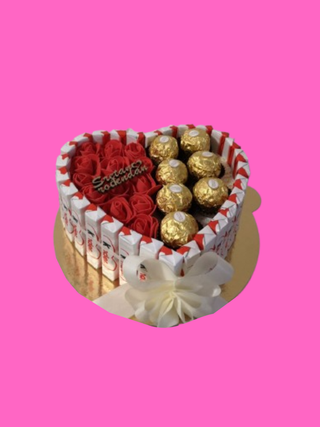 Kinder tortica sa ferrero rocher i ružama