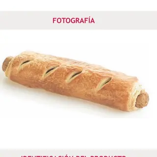 Hojaldre de hot dog de pollo 
