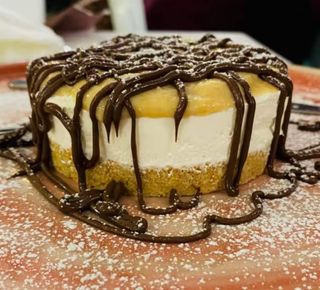 La nostra cheese cake a crema di babà e Nutella