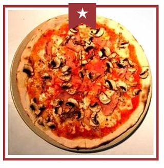 Pizza Prosciuto e Funghi