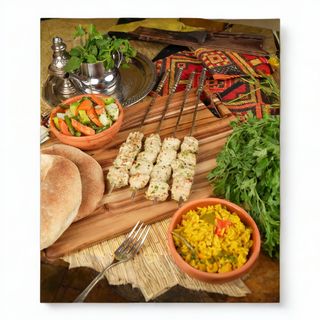 Brochettes Poulet Mariné