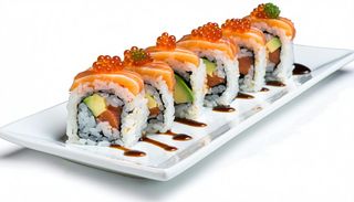 Uramaki salmone affumicato roll