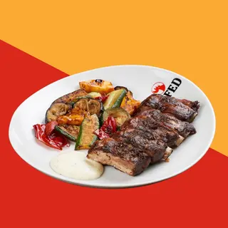 Ribs intera con verdure